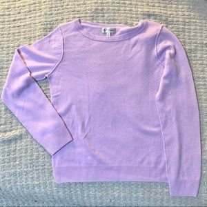Neiman Marcus lavender cashmere sweater